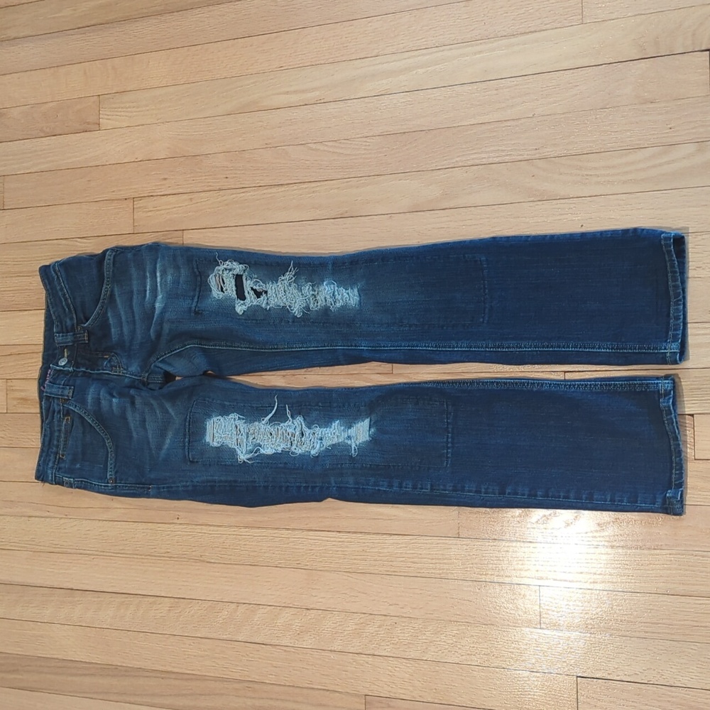 Bebe distressed Jeans size28 USA made